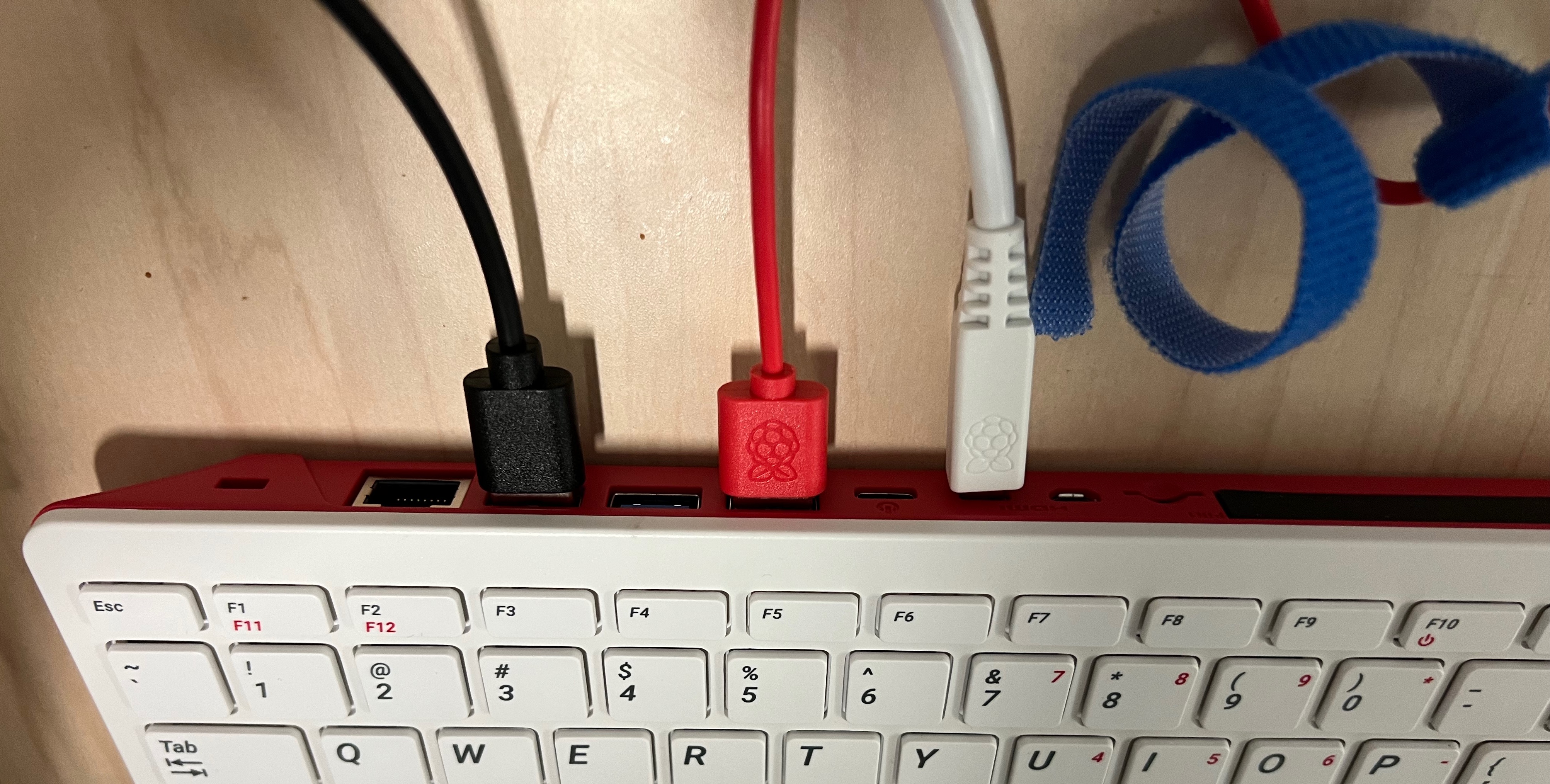 Computer wiring without power