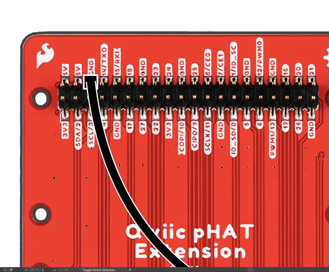 pHAT Extention and GND wire
