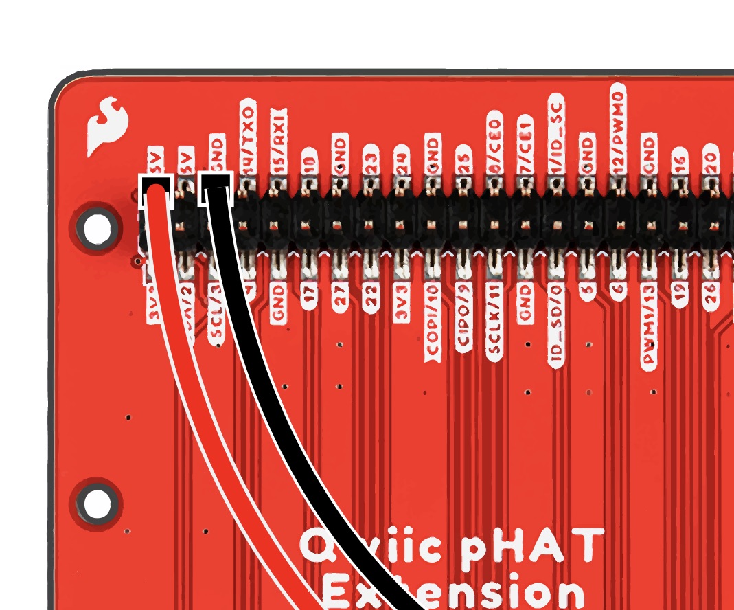 pHAT Extention and VCC wire